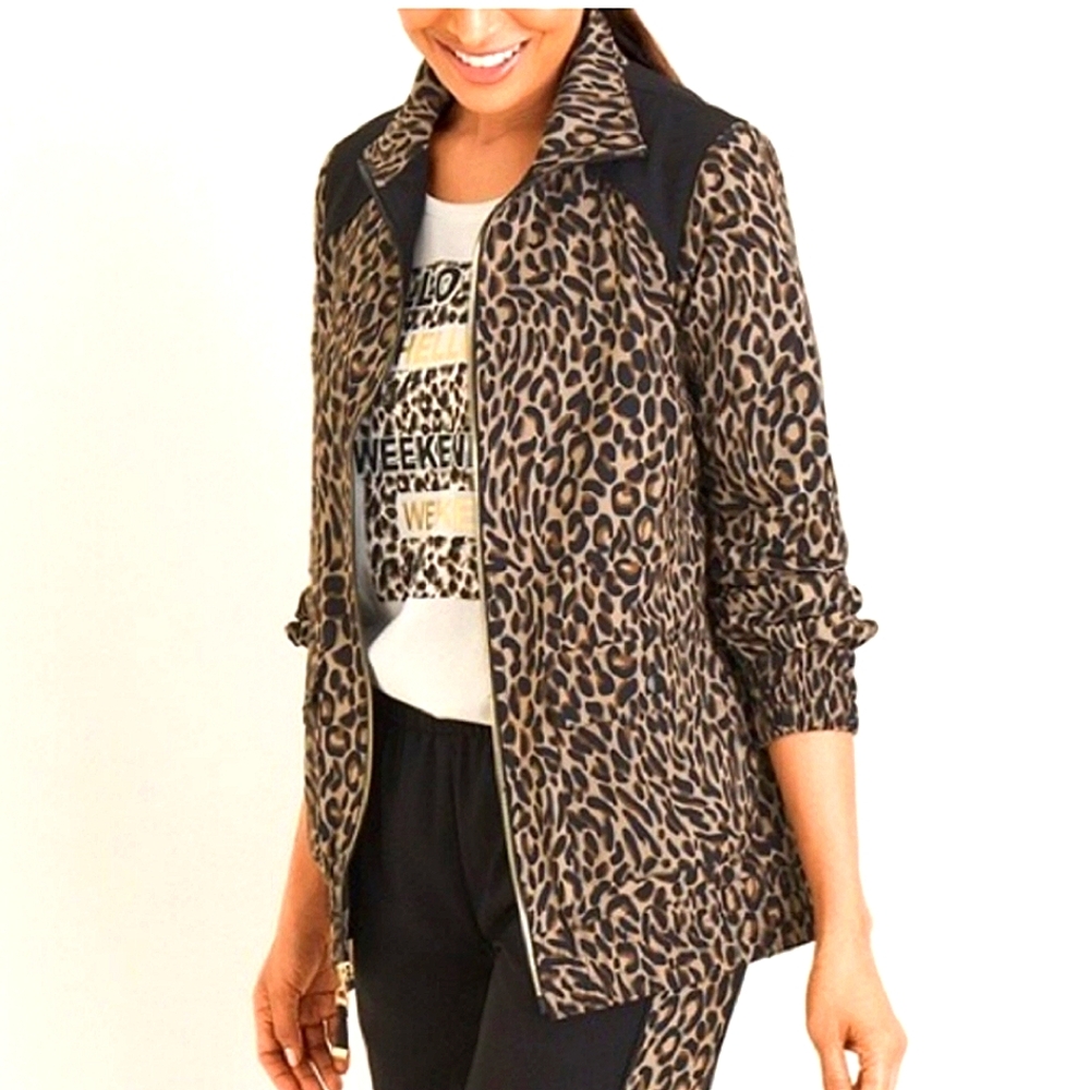 Chico's 🐆 jacket - Picture 8 of 14